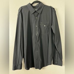 HURLEY | Men’s Black Phantom Long Sleeve Shirt | XL